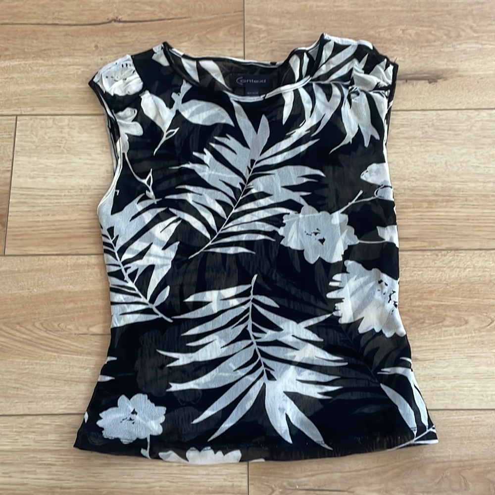 Vintage Y2K tropical top